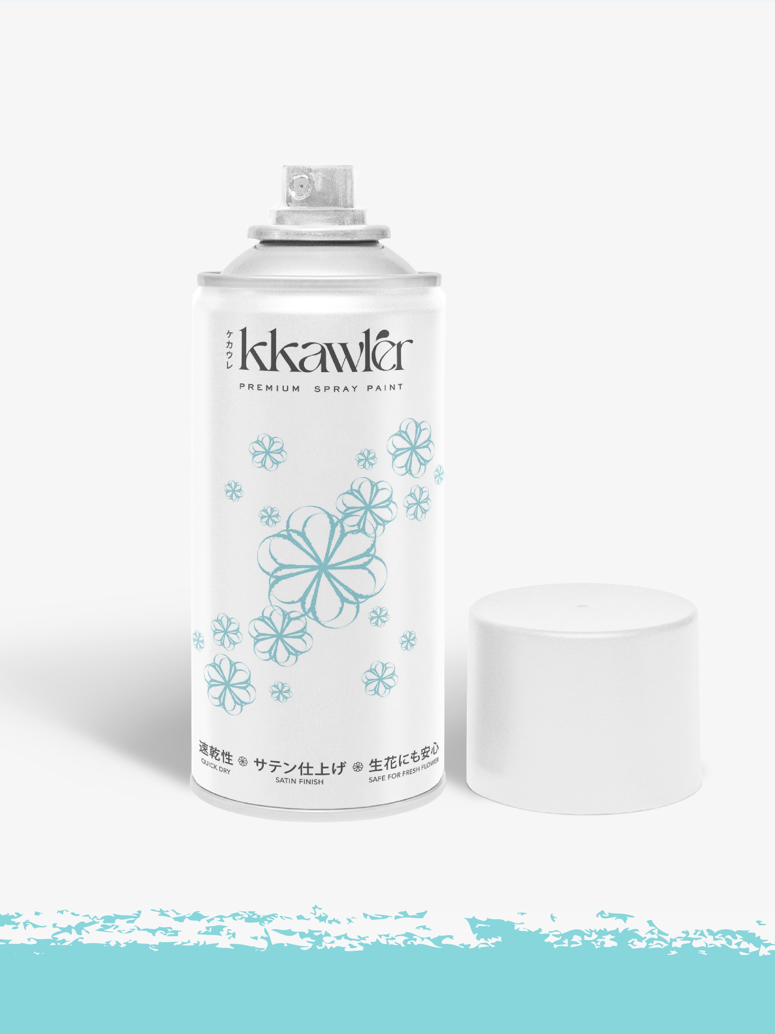 Cat Bunga Kkawler Kawler Warna Blue Biru Muda Eternal Aqua