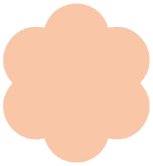 Another Kkawler Kawler Cat Bunga Warna Orange Jingga Muda Light Cantaloupe