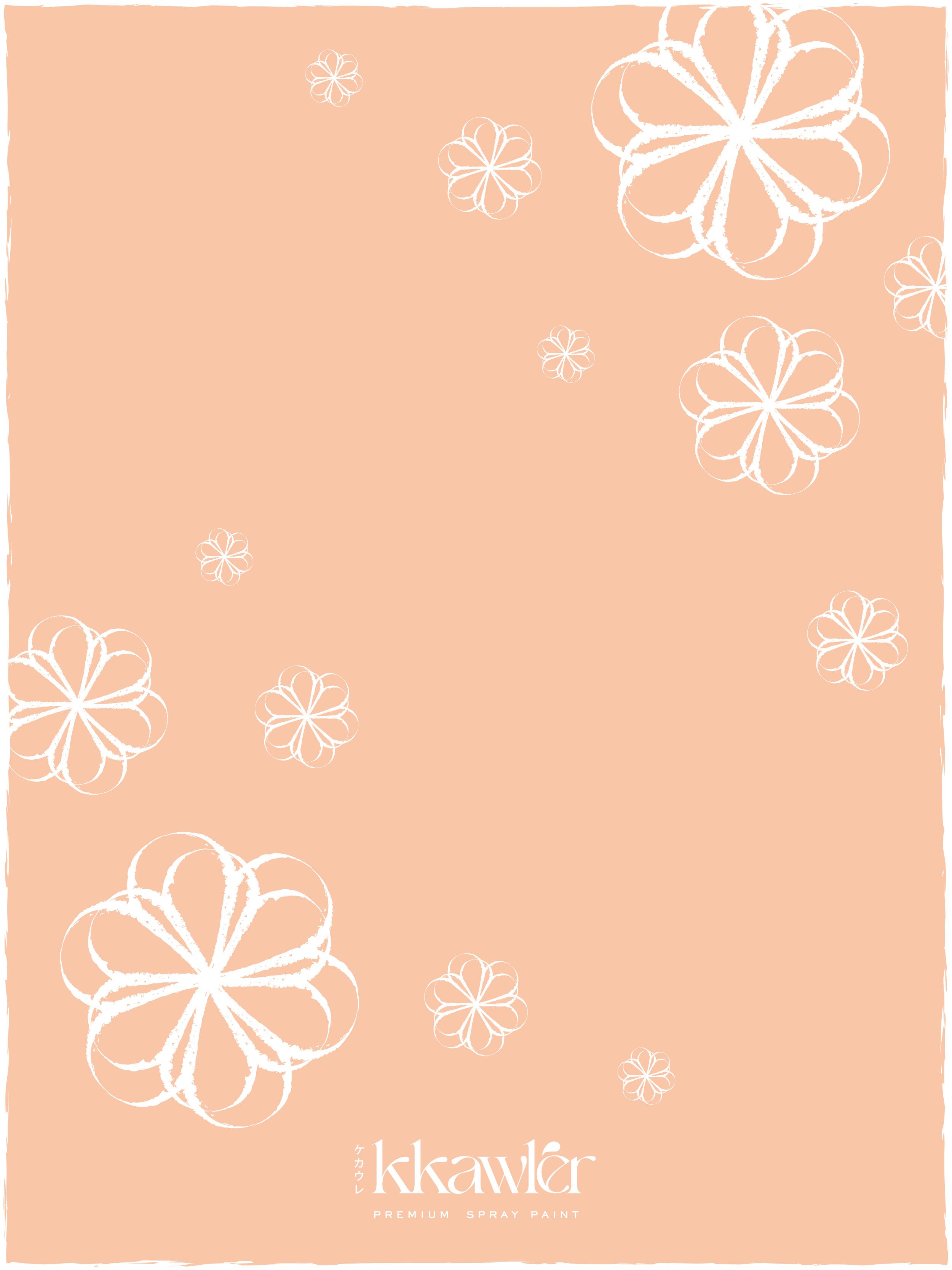 Cat Bunga Kkawler Kawler Warna Orange Jingga Muda Light Cantaloupe