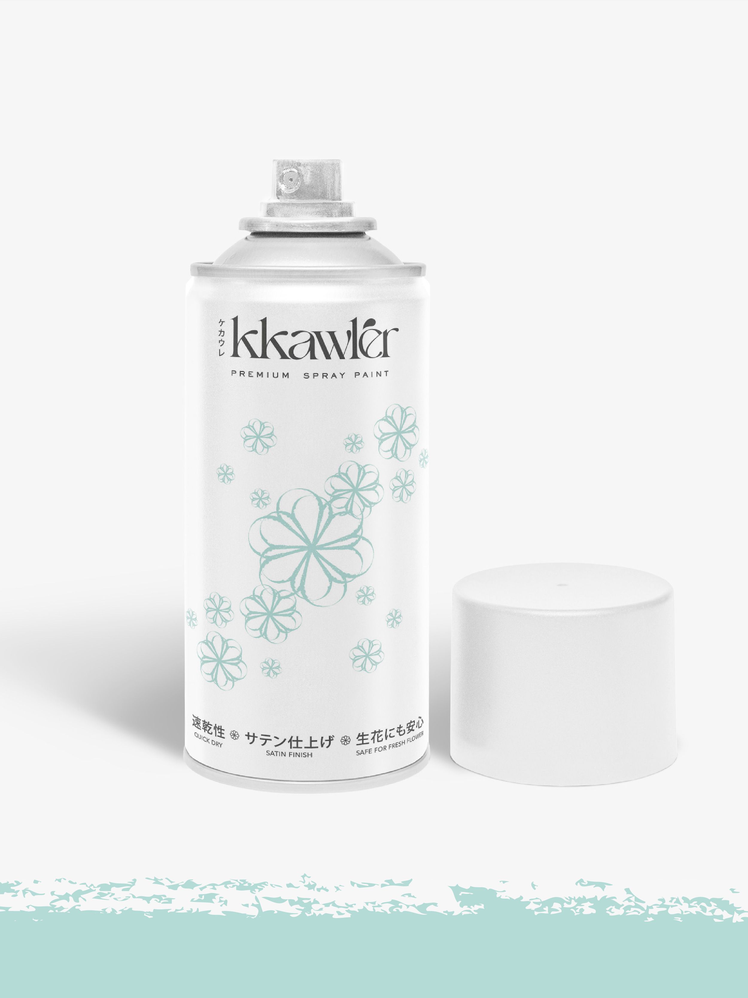 Cat Bunga Kkawler Kawler Warna Green Hijau Muda Succulent Sea