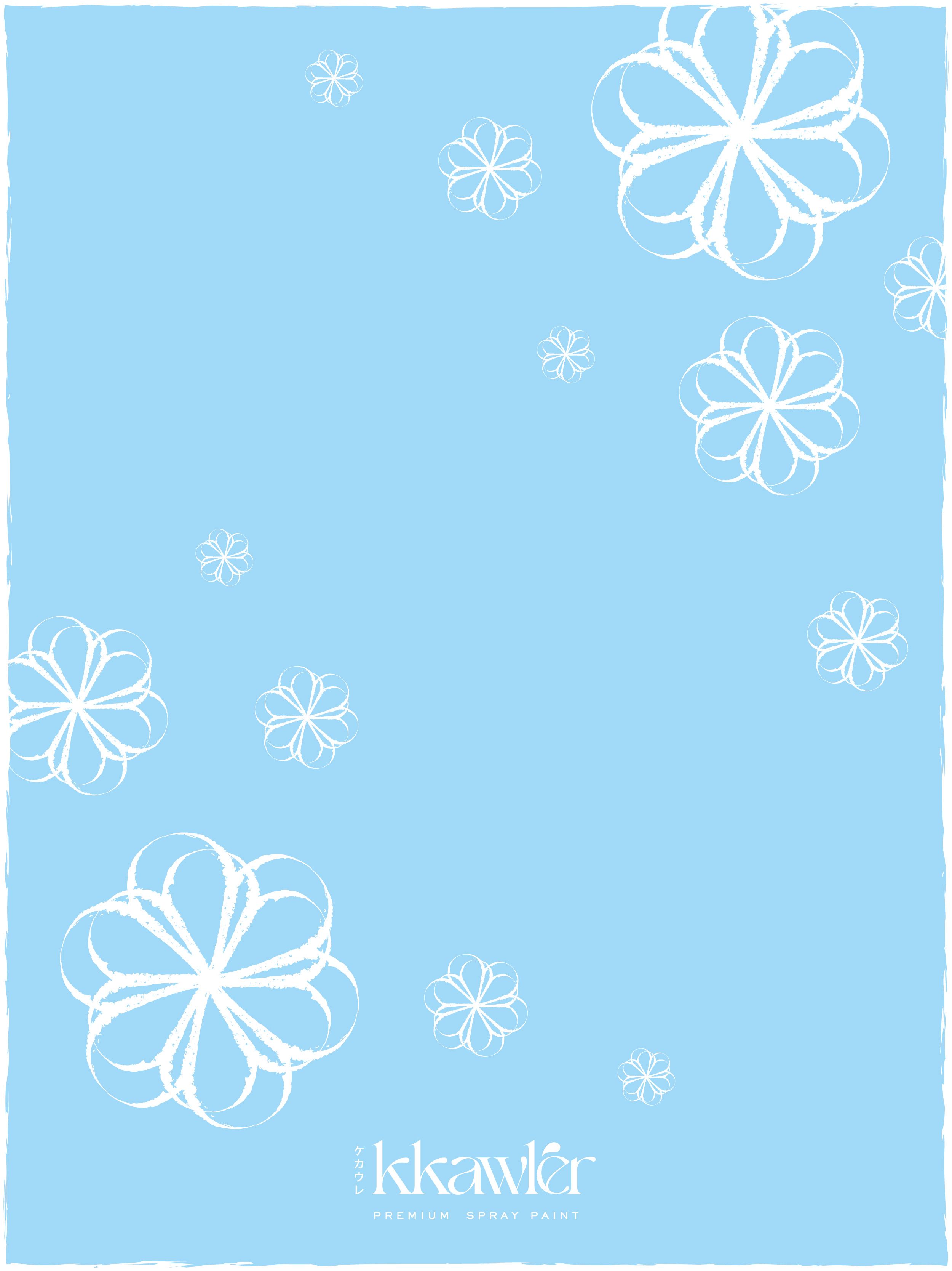 Cat Bunga Kkawler Kawler Warna Blue Biru Muda Early Morning