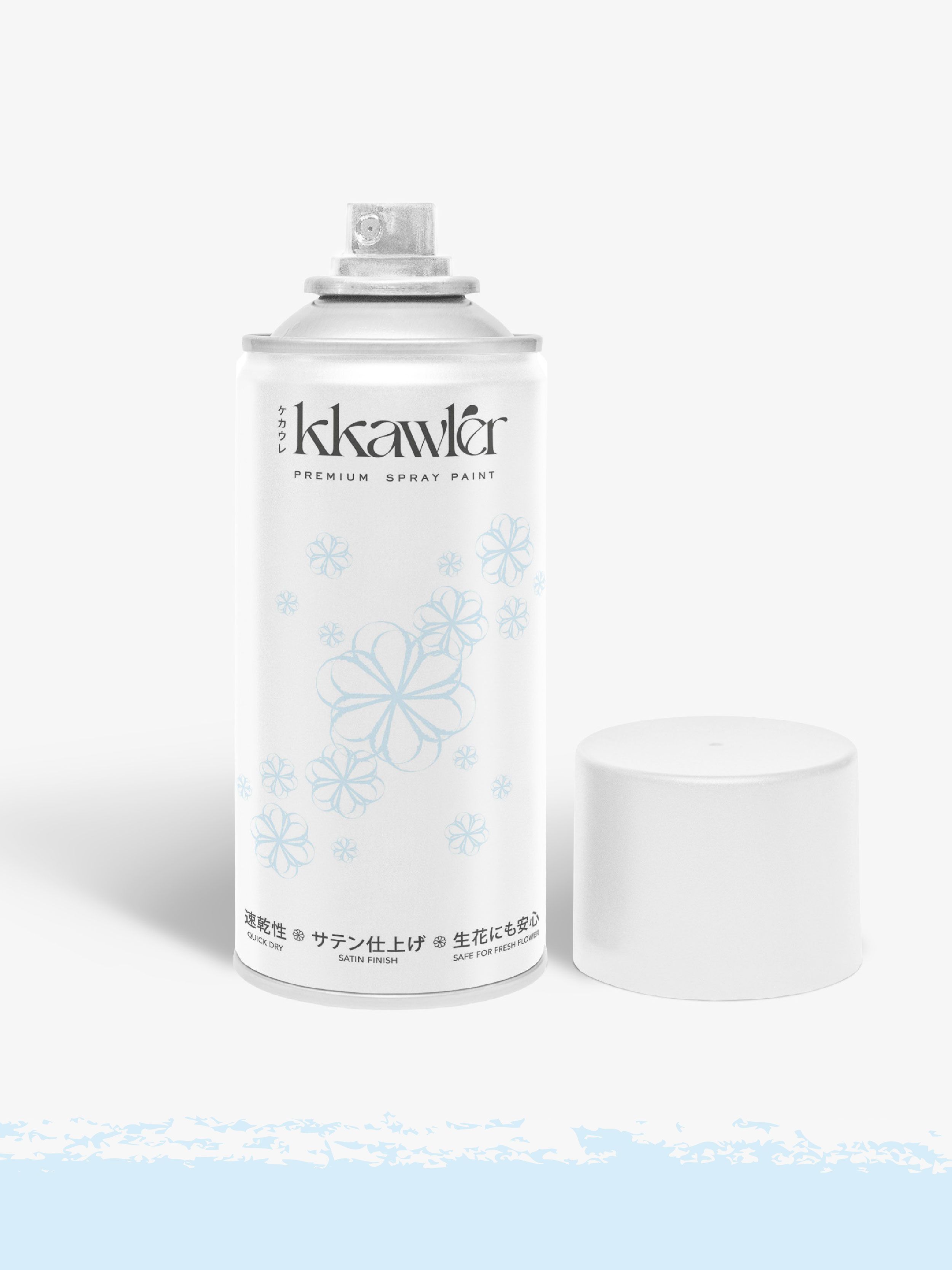 Cat Bunga Kkawler Kawler Warna Blue Biru Muda Acacia Blue