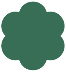 Another Kkawler Kawler Cat Bunga Warna Green Hijau Tua Sugar Pine