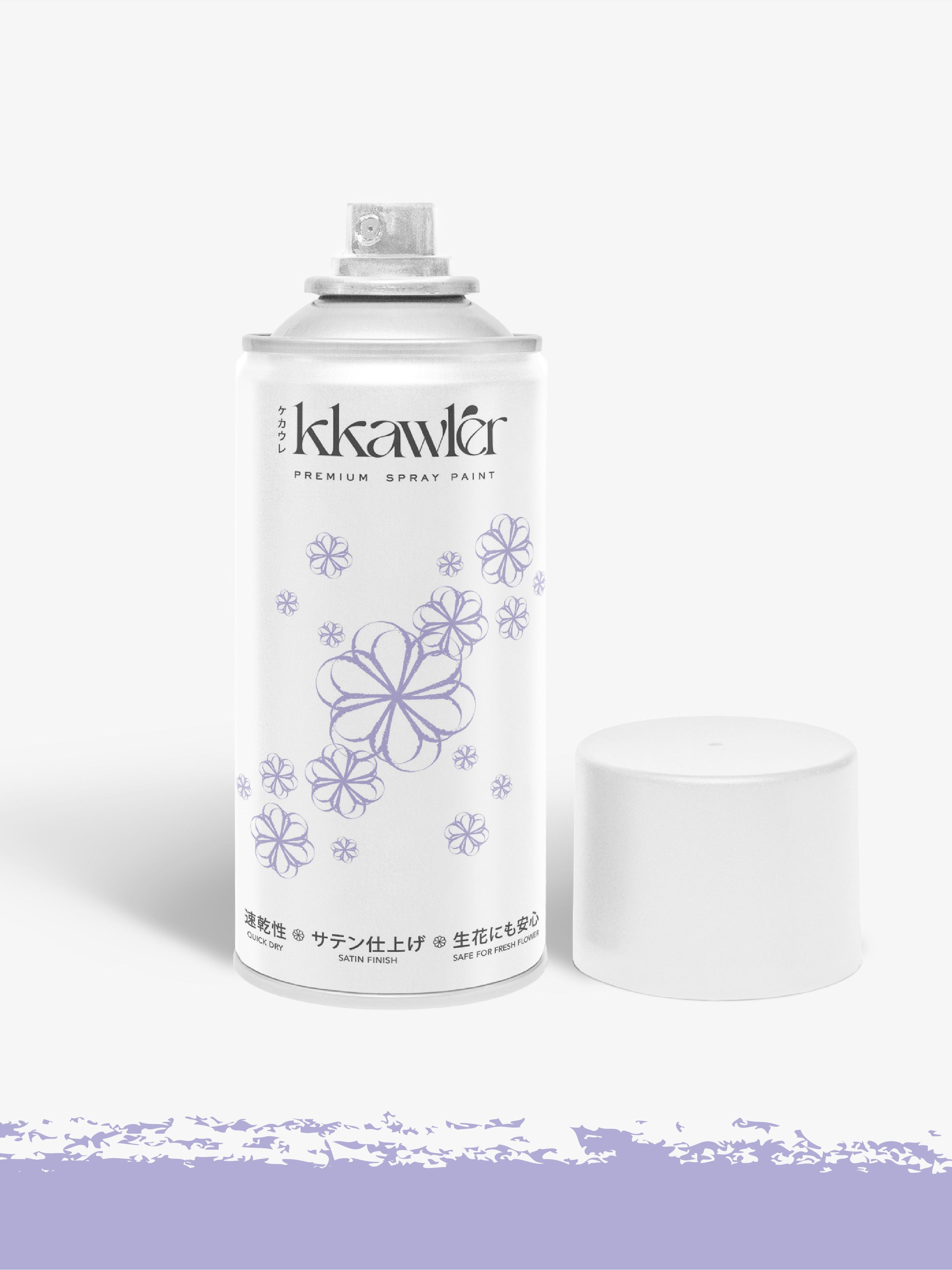 Cat Bunga Kkawler Kawler Warna Voilet Ungu Muda Thistle Charm