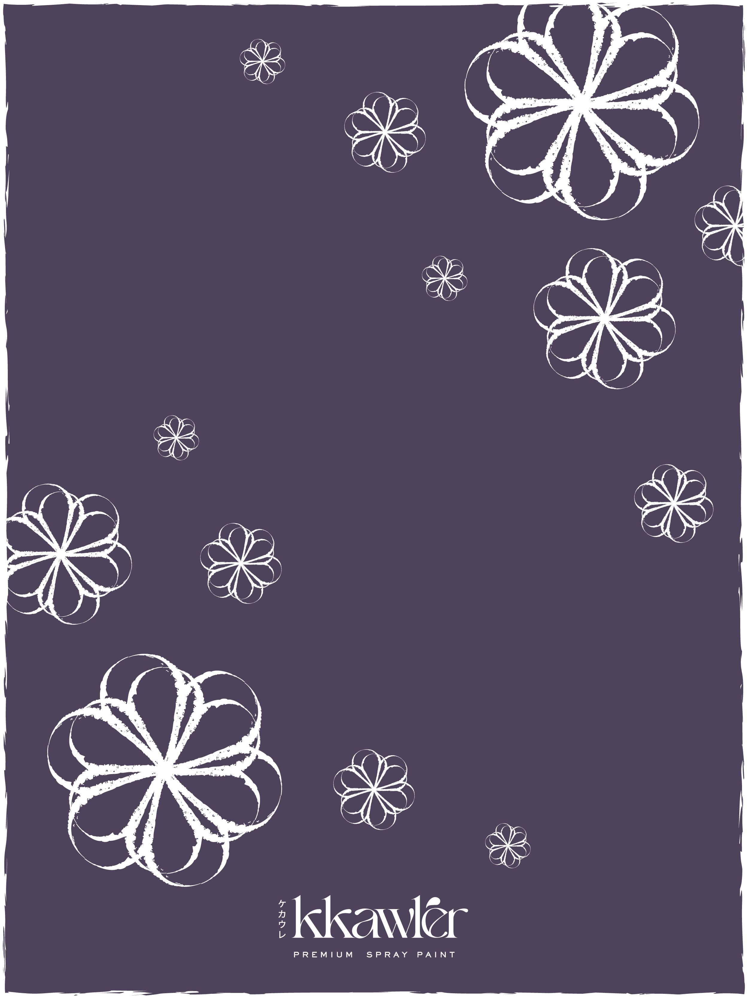 Cat Bunga Kkawler Kawler Warna Violet Ungu Tua Velvet Nights