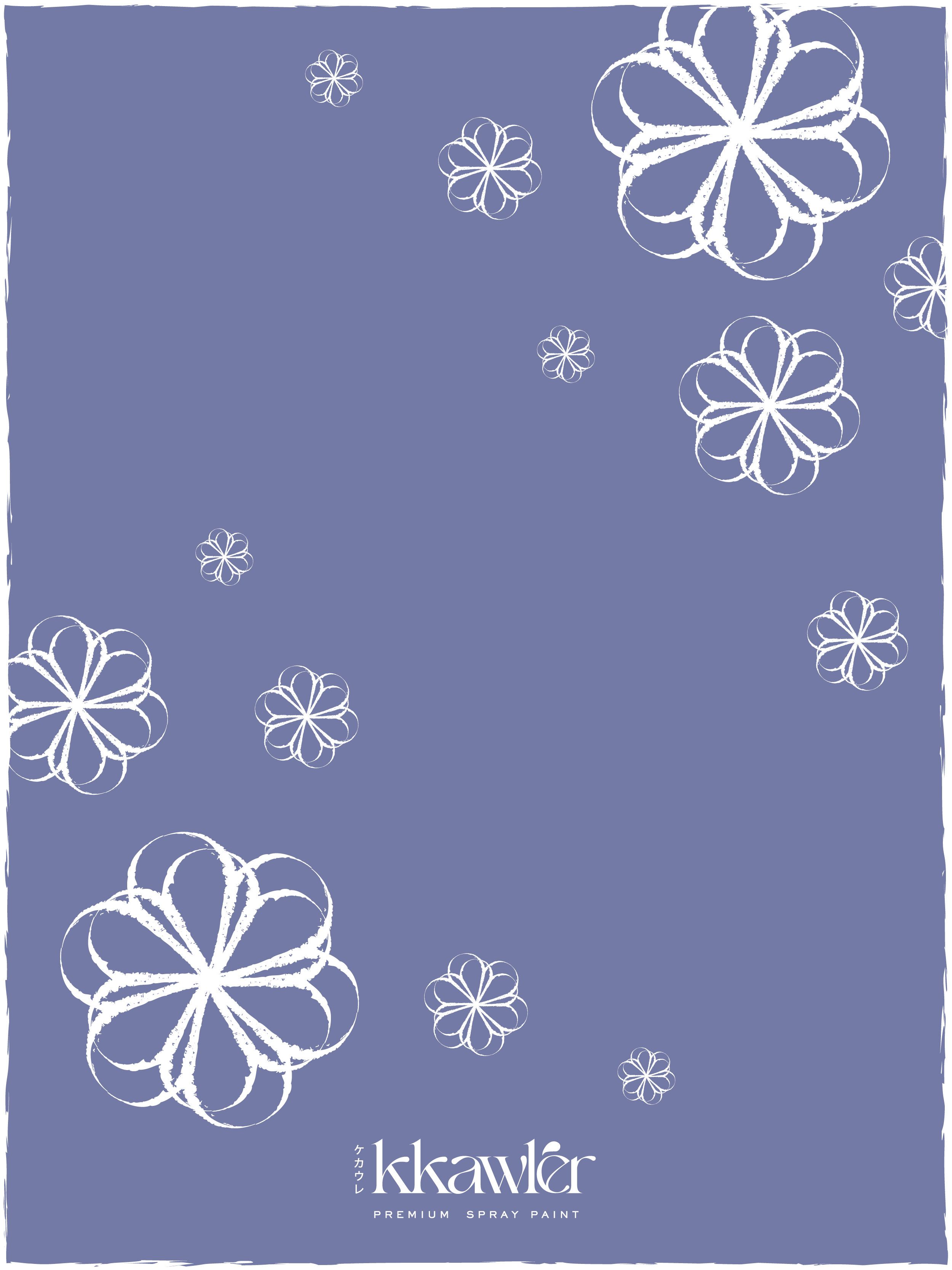 Cat Bunga Kkawler Kawler Warna Blue Biru Tua Dusk Denim