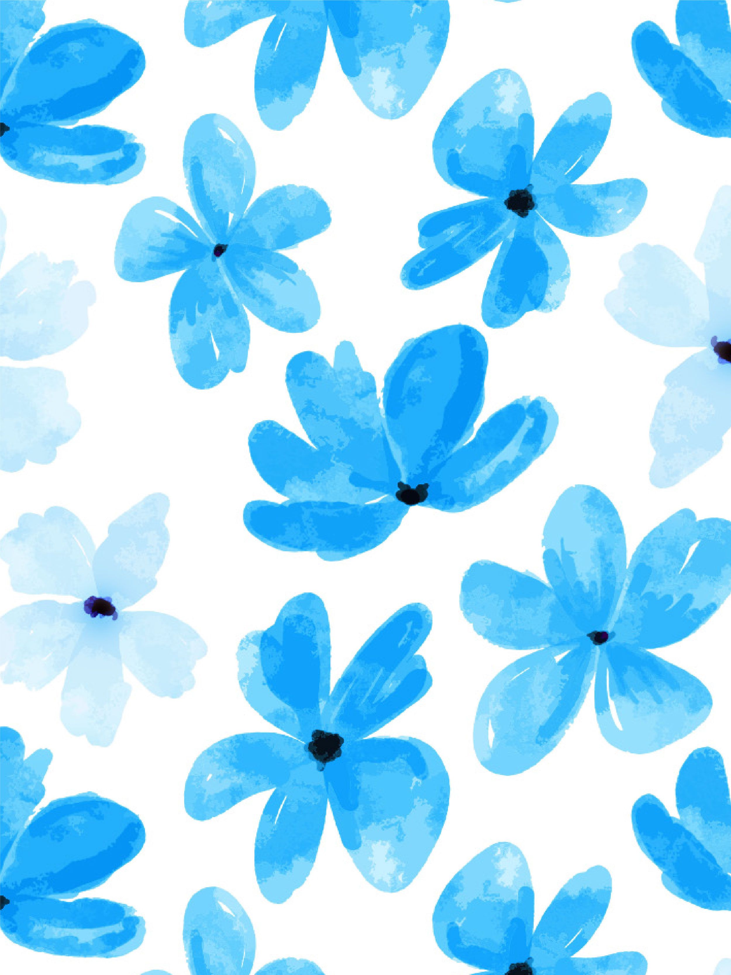 Cat Bunga Kkawler Kawler Warna Blue Biru Tua Bleu de France